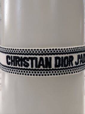 🖤🤍 Dior Cotton Friendship Bracelet Adjustable White and Black 🤍🖤